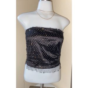 Rhinestone OverLay Top